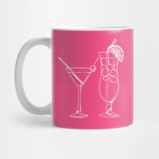 Summer cocktail, beach resort Mug